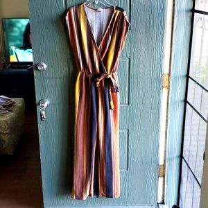 Striped Jumpsuit from Caution to the Wind Medium